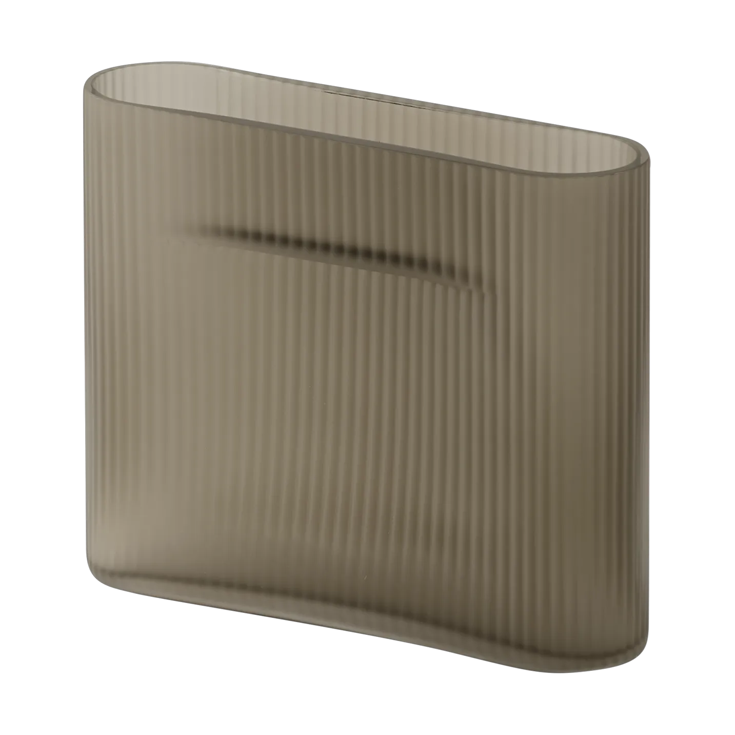 Ridge wazon matowe szkło 16,5 cm, Taupe Muuto