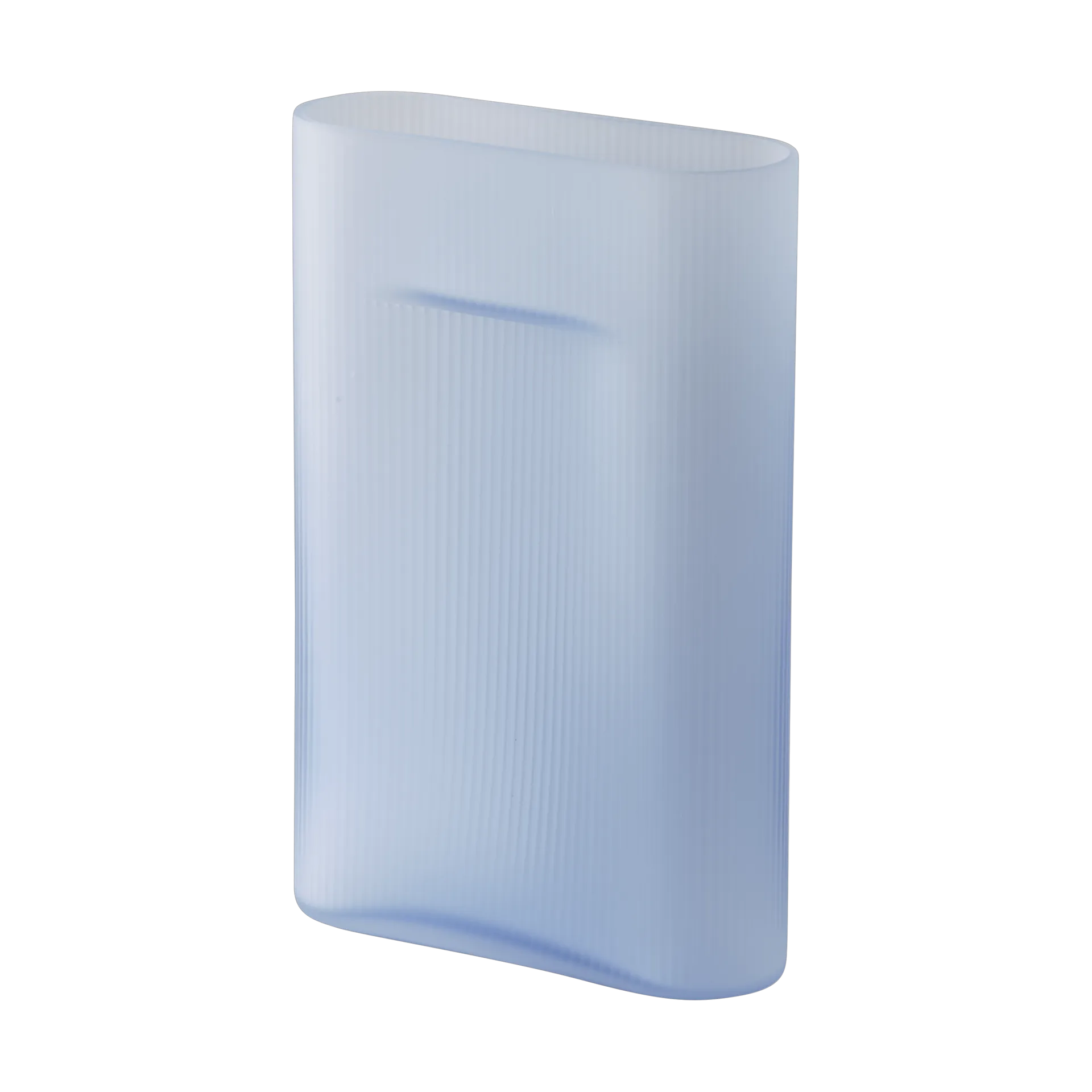 Ridge wazon matowe szkło 35 cm, Light blue Muuto