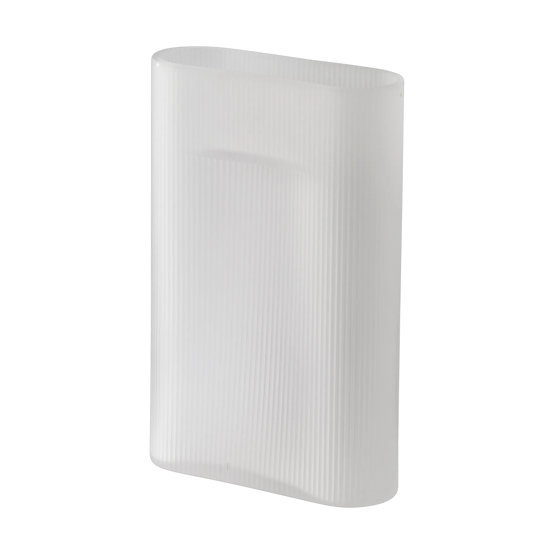 Ridge wazon matowe szkło 35 cm, White Muuto