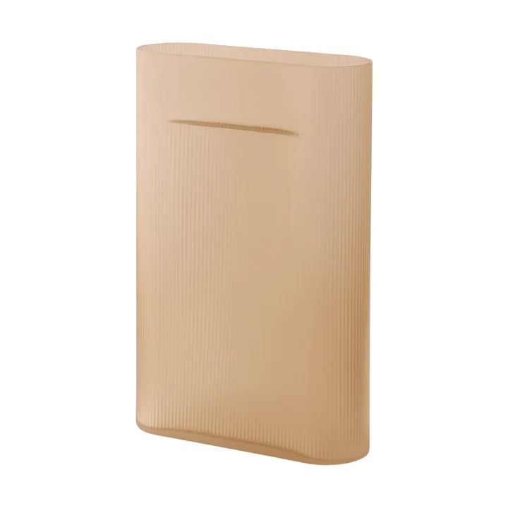 Ridge wazon matowe szkło 48,5 cm - Jasnopomarańczowy - Muuto