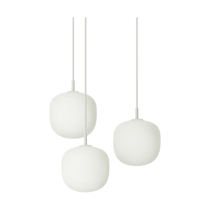 Rime Pendant Cluster 3 lampa wisząca - Biały, Ø18 cm - Muuto