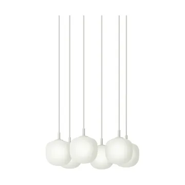 Rime Pendant Cluster 6 lampa wisząca - Biały, Ø12 cm - Muuto
