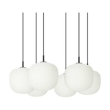 Rime Pendant Cluster 6 lampa wisząca - Czarny, Ø25 cm - Muuto