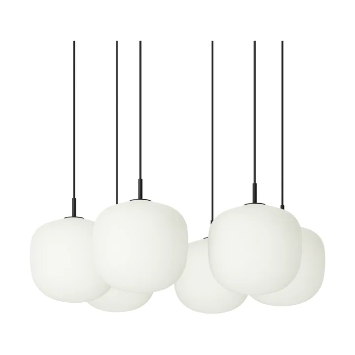 Rime Pendant Cluster 6 lampa wisząca - Czarny, Ø25 cm - Muuto