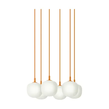 Rime Pendant Cluster 6 lampa wisząca - Pomarańczowy, Ø12 cm - Muuto