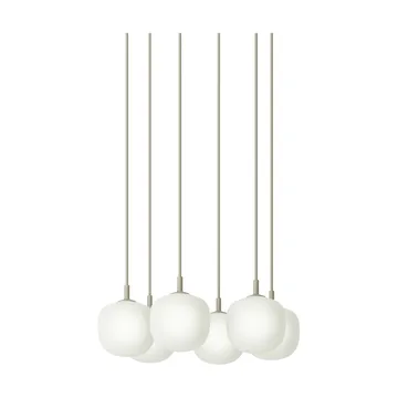 Rime Pendant Cluster 6 lampa wisząca - Szary, Ø12 cm - Muuto