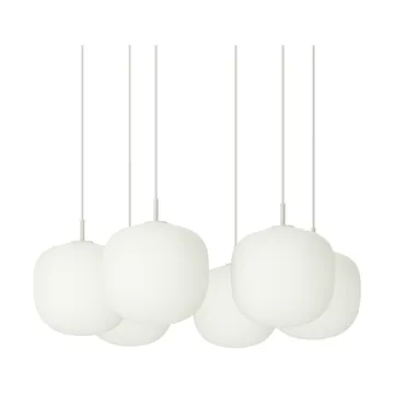 Rime Pendant Cluster 6 lampa wisząca - White, Ø25 cm - Muuto