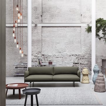 Sofa 2-osobowa Outline - Fiord 961-Green - Muuto