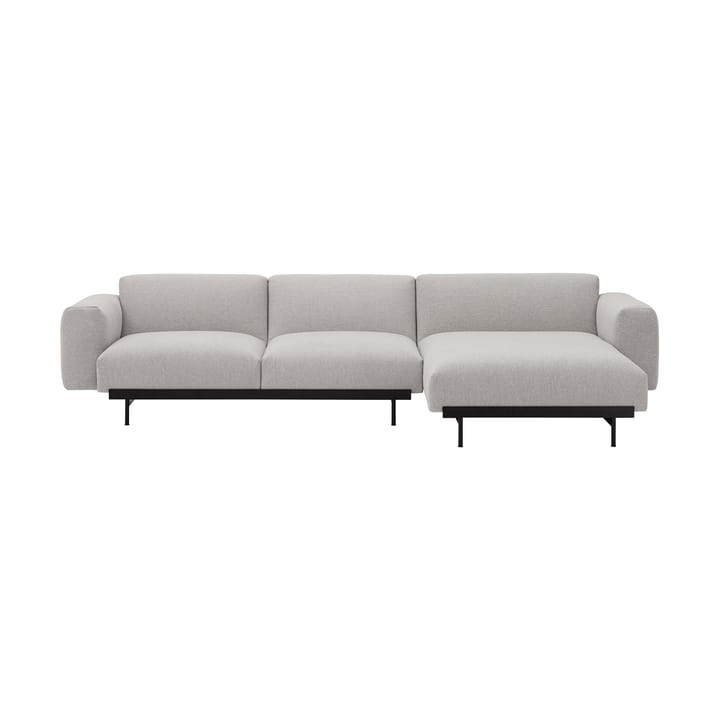 Sofa modułowa 3-osobowa In Situ configuration 6 - Clay 12-Black - Muuto