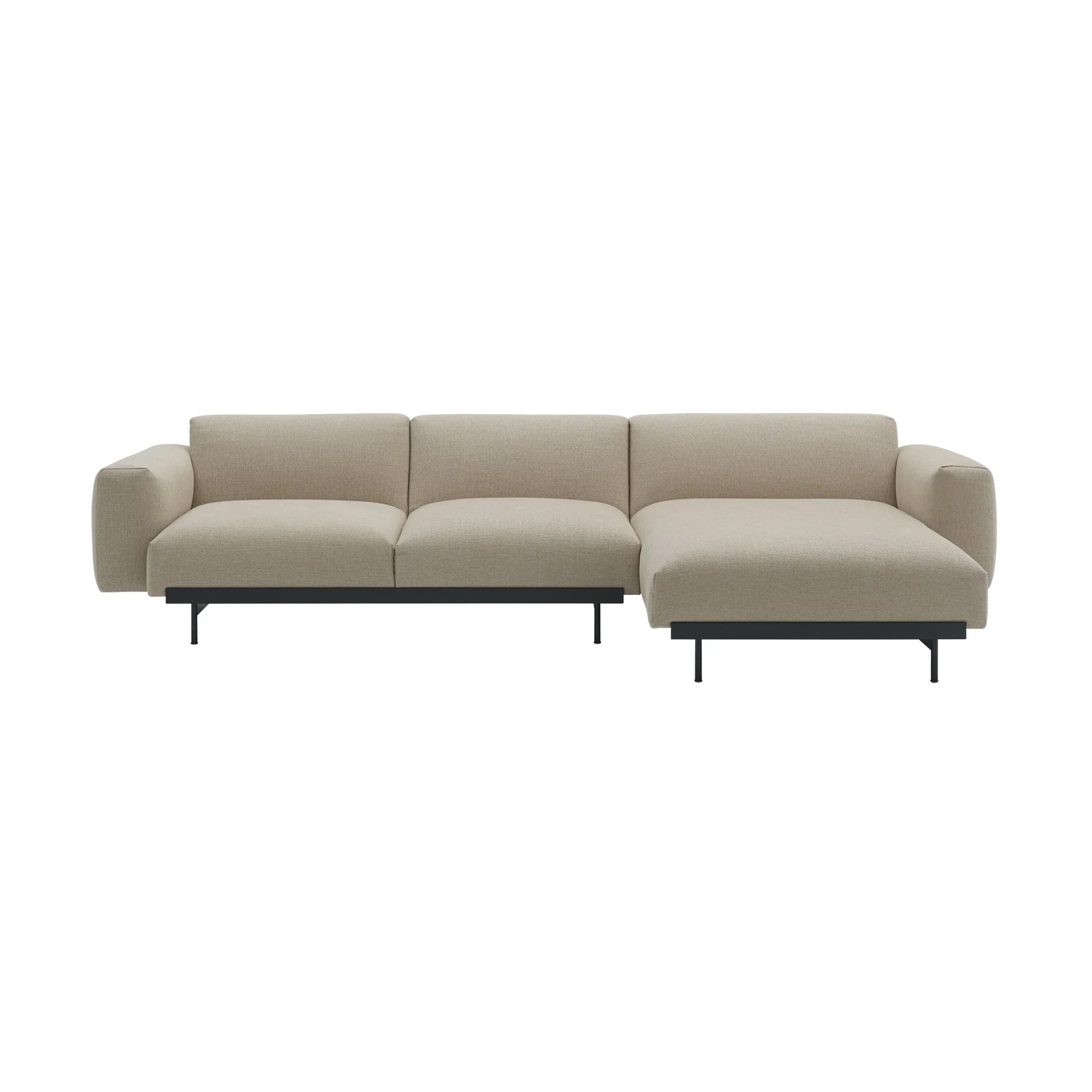 Sofa modułowa 3-osobowa In Situ configuration 6, Ecriture 240-Black Muuto