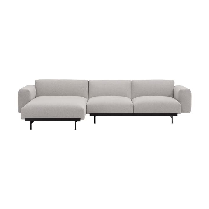 Sofa modułowa 3-osobowa In Situ configuration 7 - Clay 12-Black - Muuto