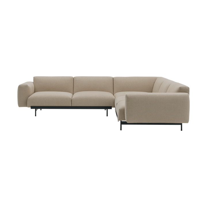 Sofa narożna In Situ configuration 1 - Ecriture 240-Black - Muuto