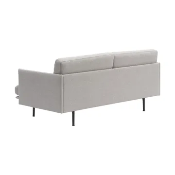 Sofa Outline Soft  - Clay 12-czarne nogi, 2-osobowa - Muuto