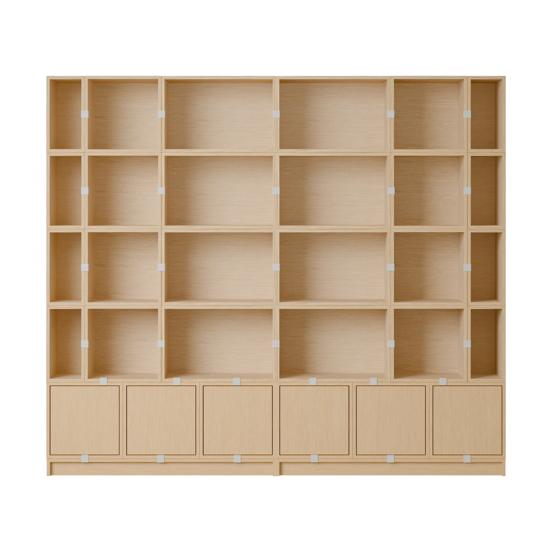 Stacked system do przechowywania Bookcase Configuration 1, Oak Muuto