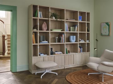 Stacked system do przechowywania Bookcase Configuration 1 - Oak - Muuto