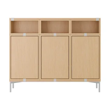 Stacked system do przechowywania Sideboard Configuration 3 - Oak - Muuto