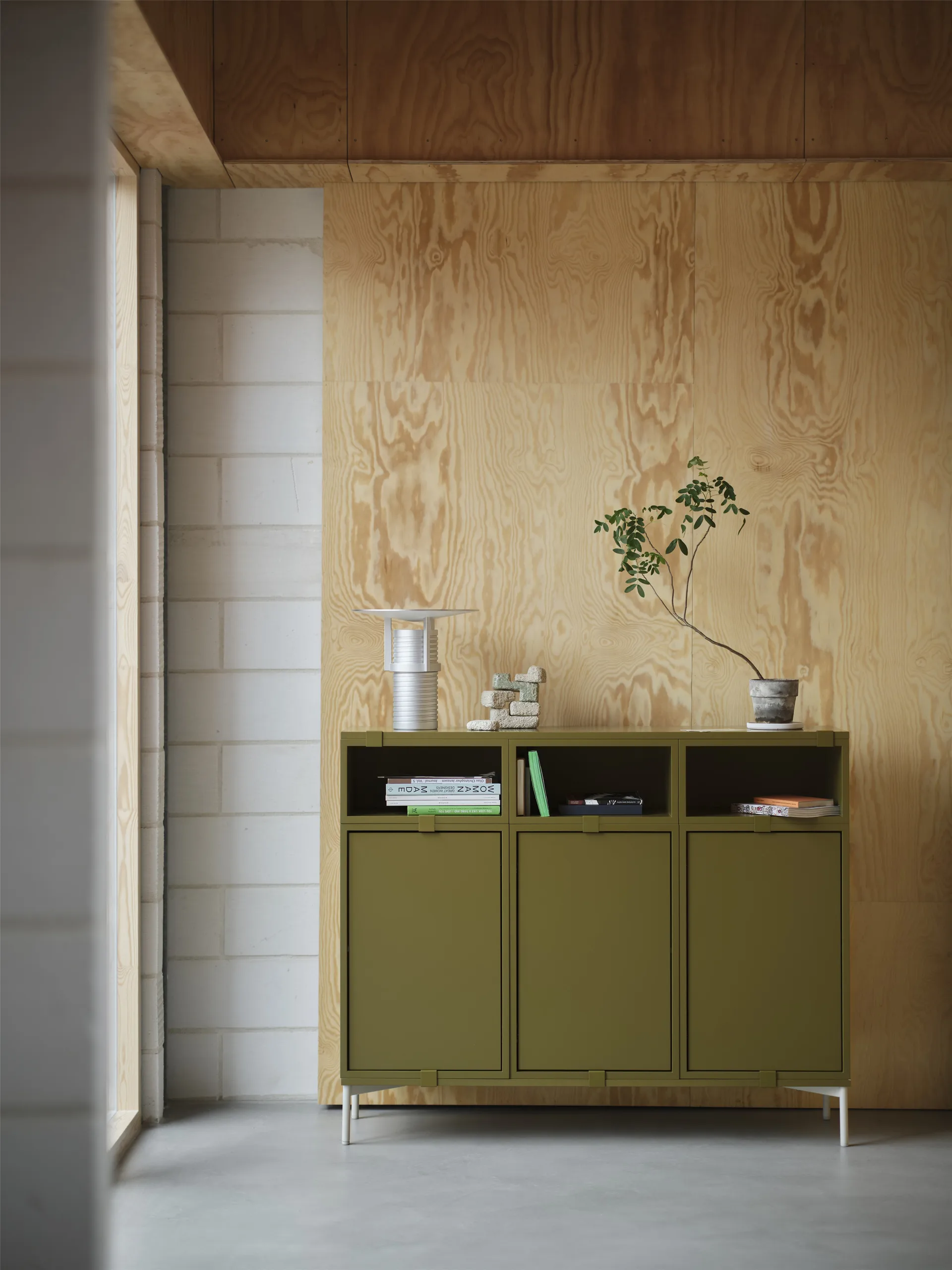 Stacked system do przechowywania Sideboard Configuration 3, Oak Muuto