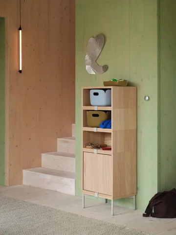 Stacked system przechowywania medium - dąb - Muuto