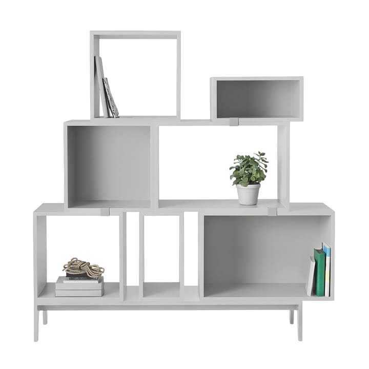 Stacked system regałów podium, Light grey Muuto