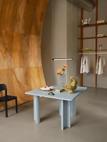 Stół jadalniany Re-norm - Light blue, 130×120 cm - Muuto