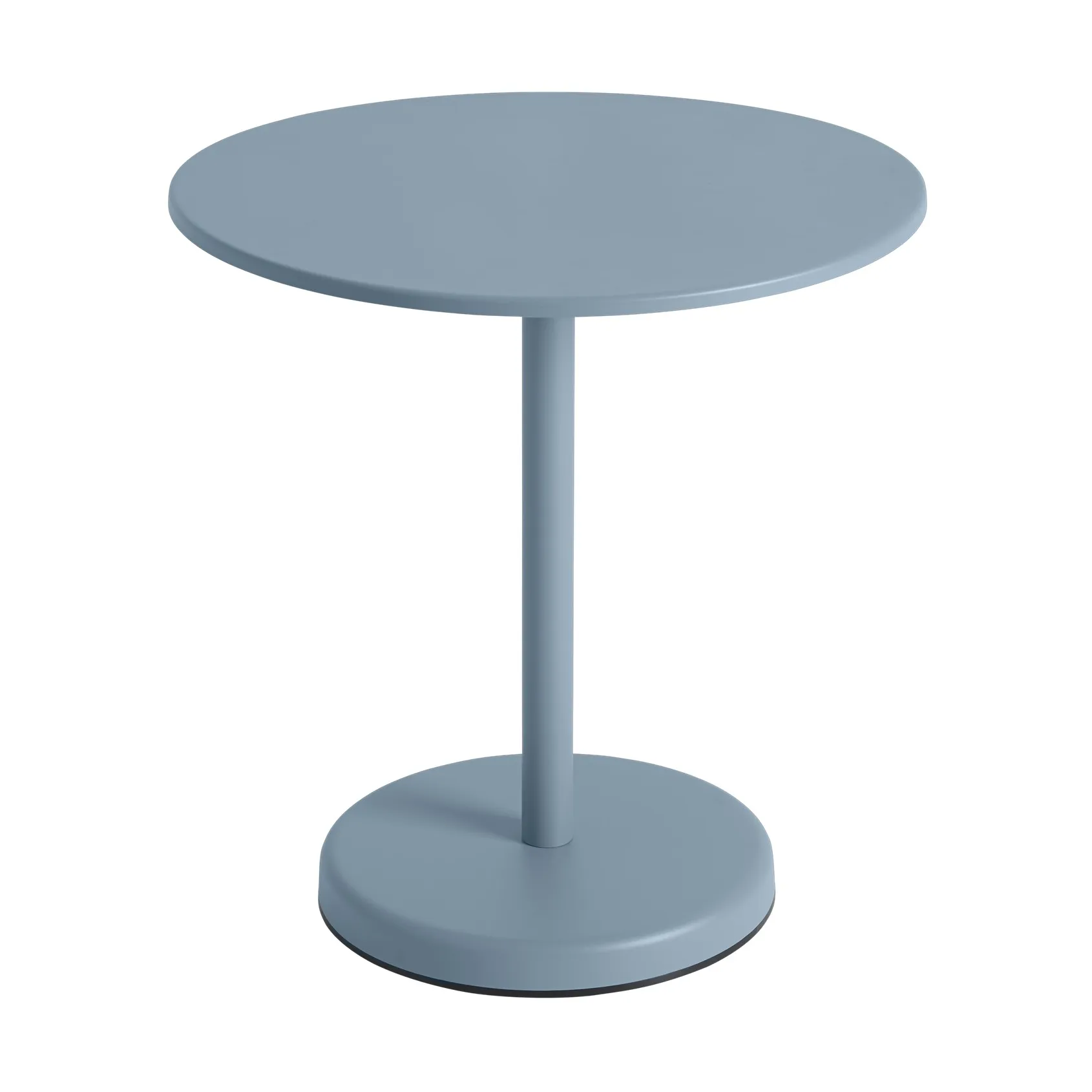 Stół Linear Steel Café Table V2 Ø70 cm, Pale blue,  Muuto