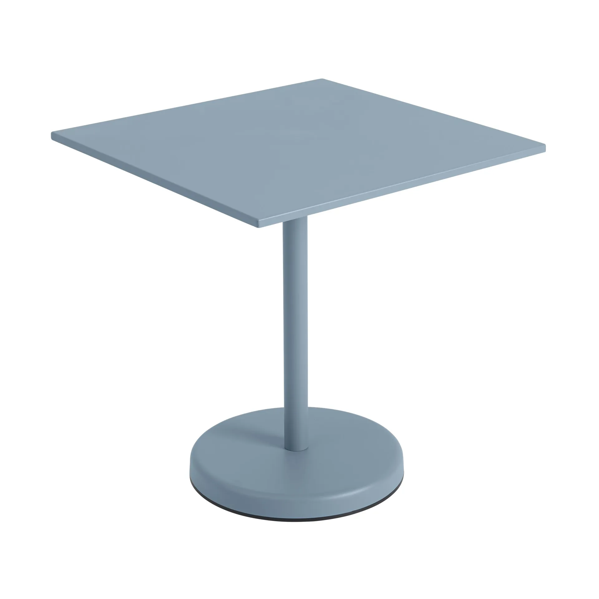 Stół Linear Steel Café Table V2 70x70 cm, Pale blue,  Muuto