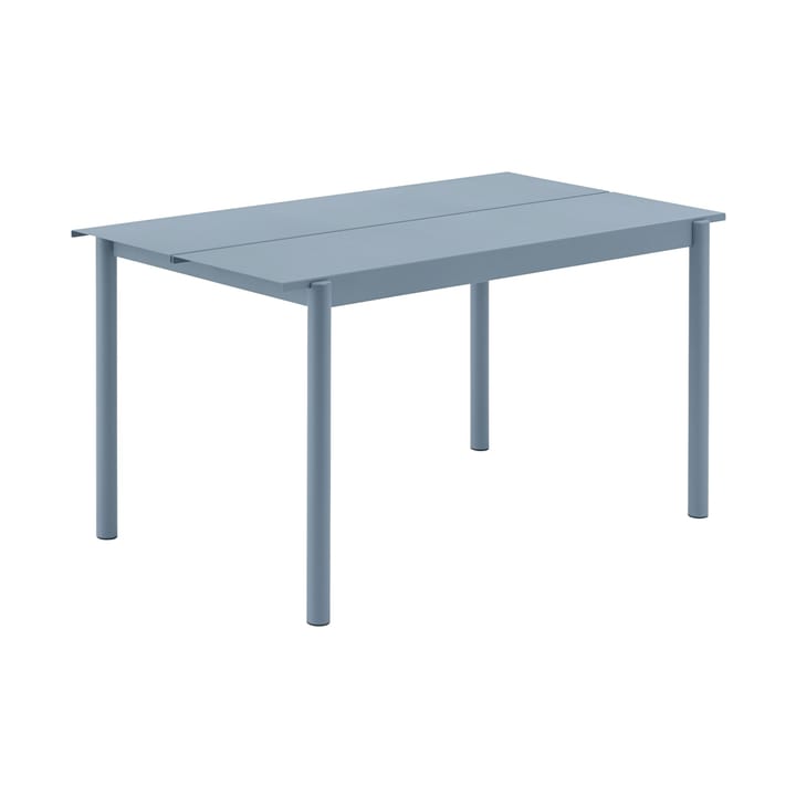 Stół Linear Steel Table 140x75 cm - Pale blue - Muuto