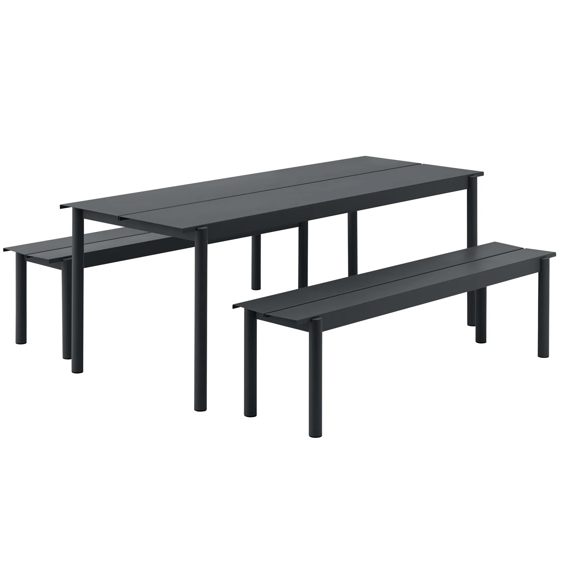 Stół Linear Steel Table 200x75 cm, Black Muuto