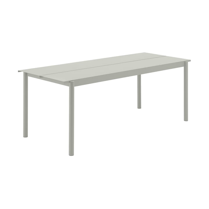 Stół Linear Steel Table 200x75 cm - Grey - Muuto
