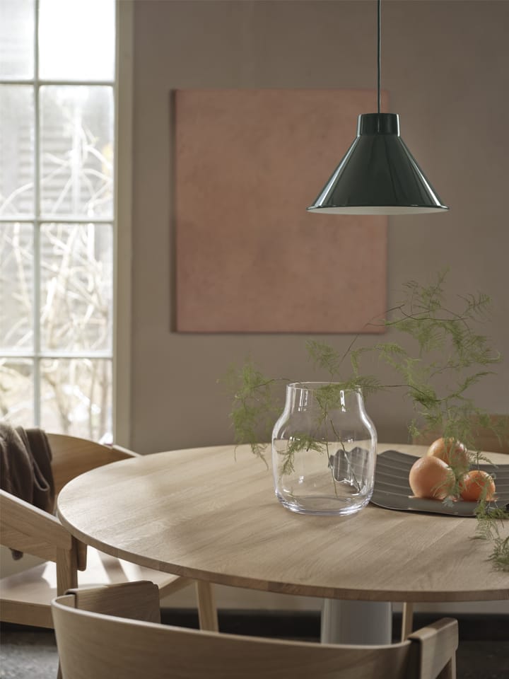 Stół na jednej nodze Midst Ø120 cm, Oiled Oak-Grey Muuto
