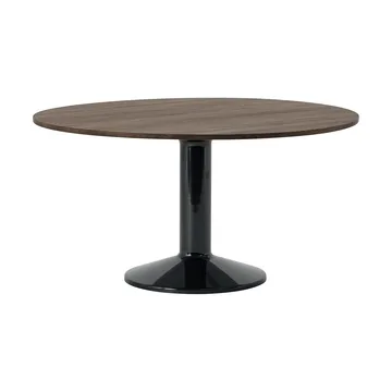 Stół na jednej nodze Midst - Dark oiled oak-black, Ø140 cm - Muuto