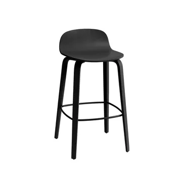 Stołek barowy Visu 65 cm - Black-Black - Muuto