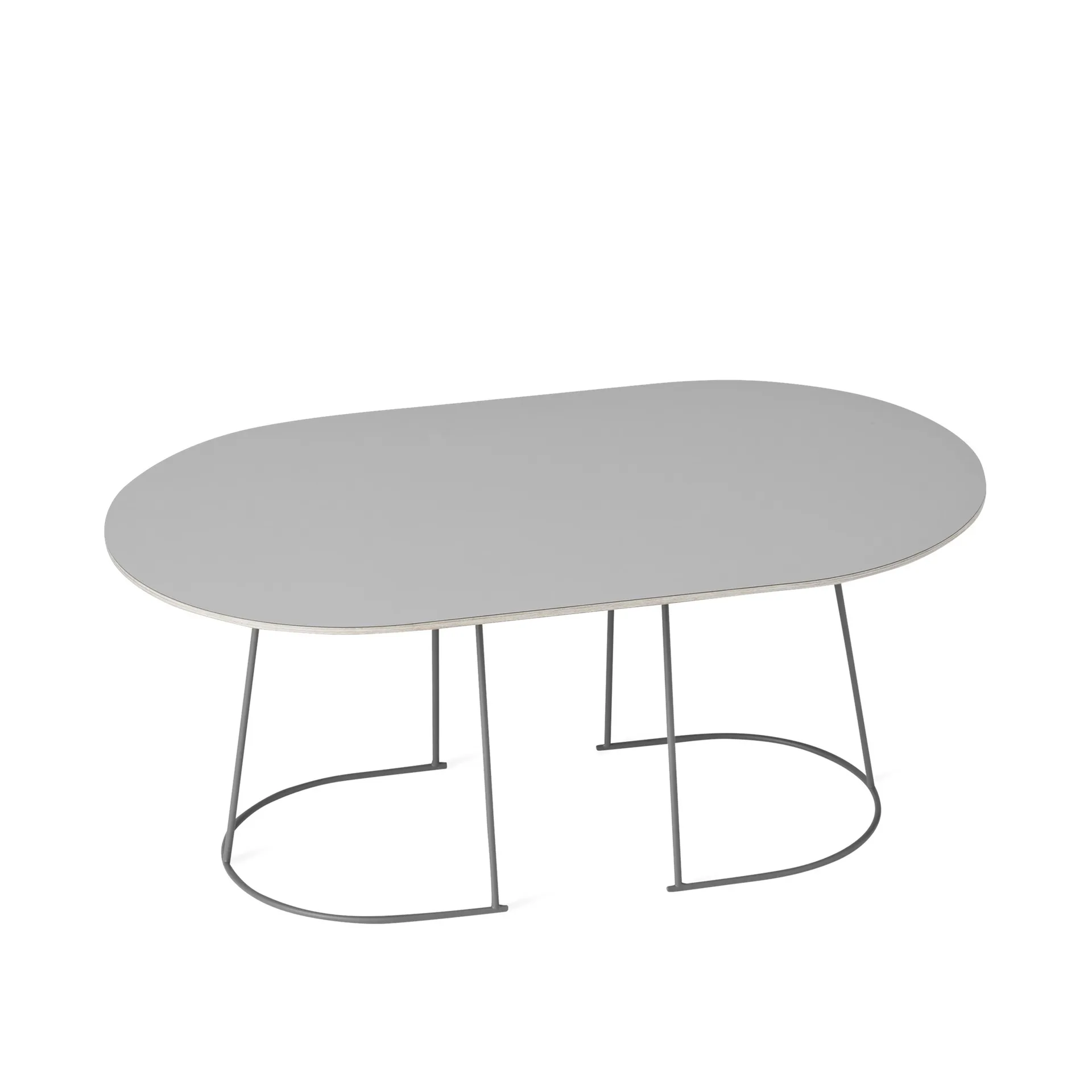 Stolik kawowy Airy M, Grey Nanolaminate-Grey Muuto
