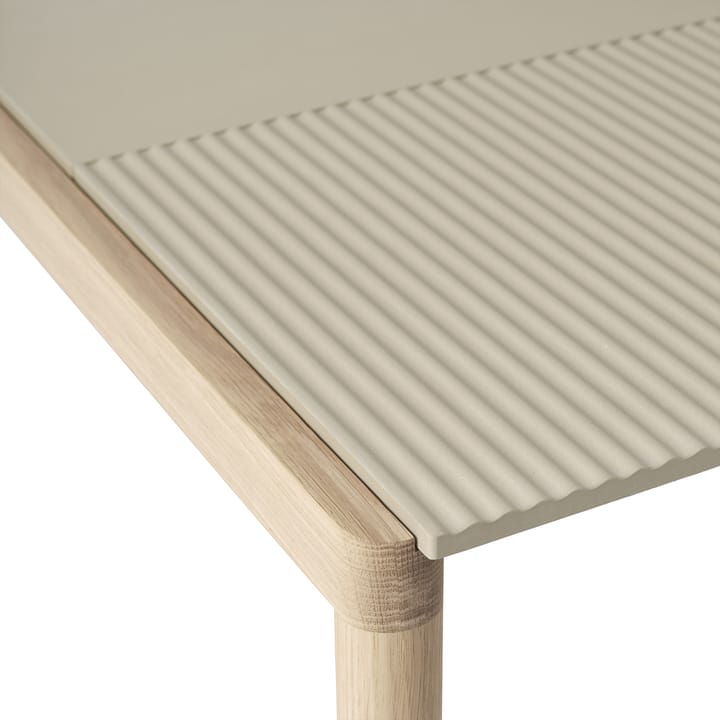 Stolik kawowy Couple 1 Plain-1 Wavy 80x84x40 cm, Sand-oak Muuto