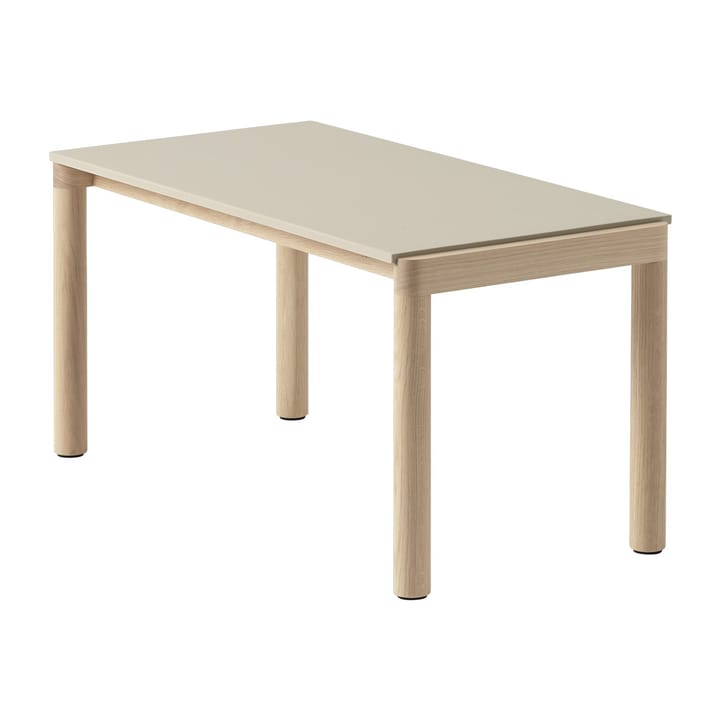 Stolik kawowy Couple 1 Plain 40x84x40 cm - Sand-oak - Muuto