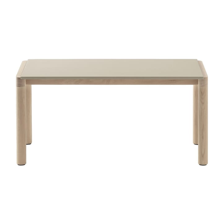 Stolik kawowy Couple 1 Plain 40x84x40 cm - Sand-oak - Muuto