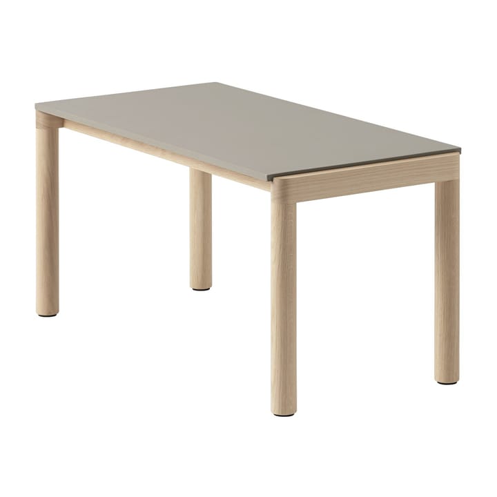 Stolik kawowy Couple 1 Plain 40x84x40 cm - Taupe-oak - Muuto