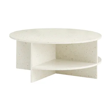Stolik kawowy Halves - Off white-terrazzo, Ø85 cm - Muuto