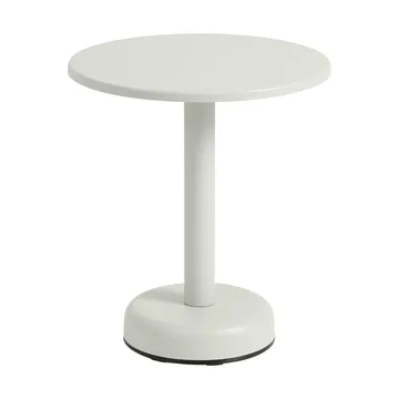 Stolik kawowy Linear Steel - Grey, Ø42x47 cm - Muuto