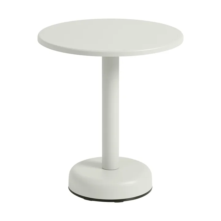 Stolik kawowy Linear Steel - Grey, Ø42x47 cm - Muuto