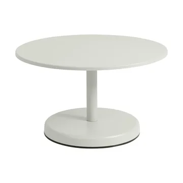 Stolik kawowy Linear Steel - Grey, Ø70x40 cm - Muuto