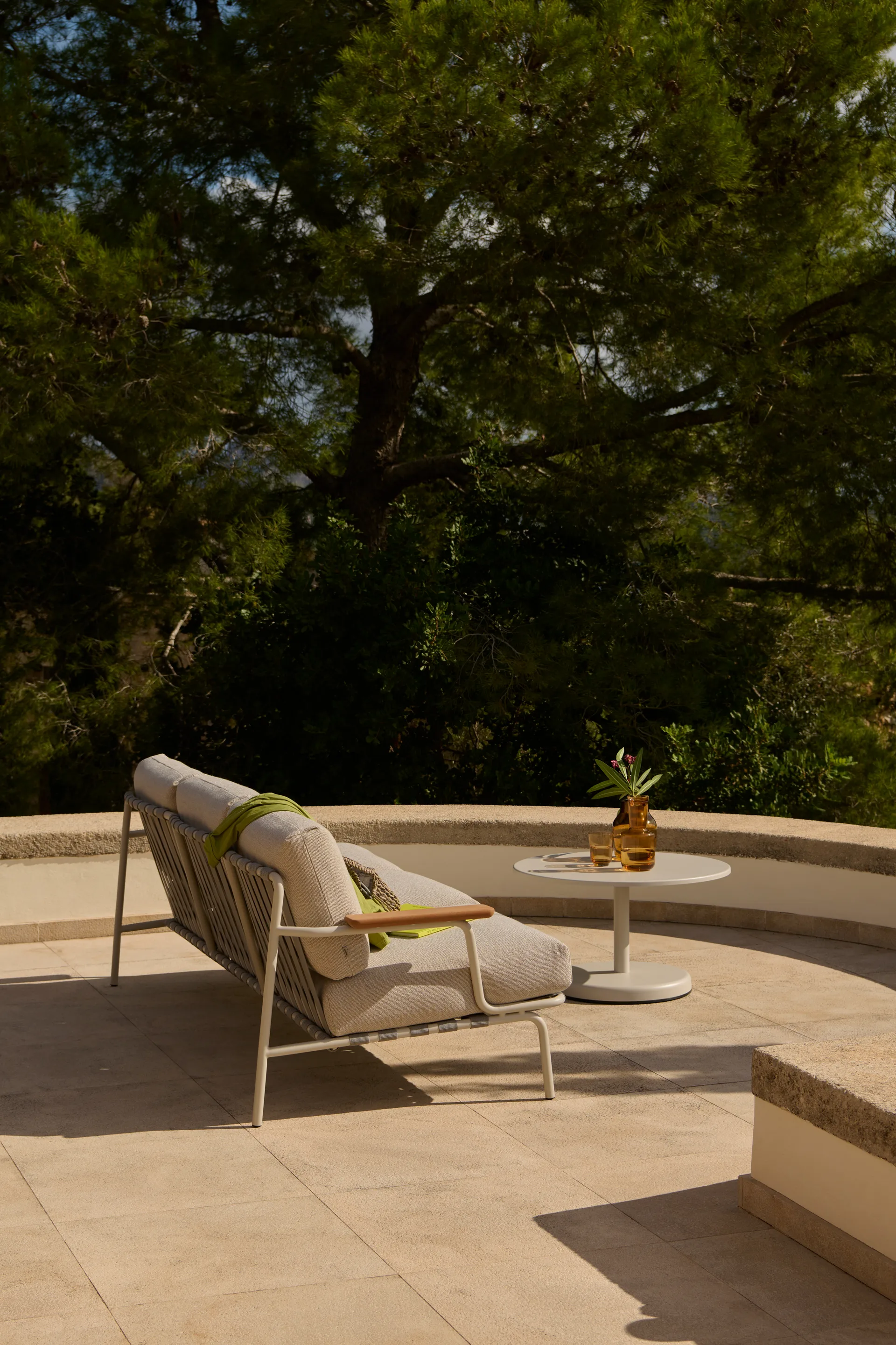 Stolik kawowy Linear Steel, Grey, Ø70x40 cm Muuto