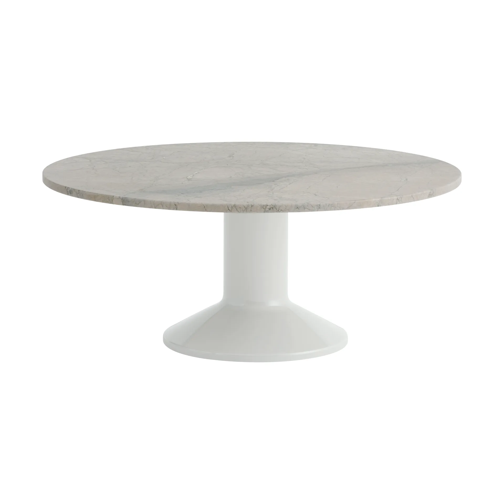 Stolik kawowy Midst, Grey marble-grey, Ø90 cm Muuto