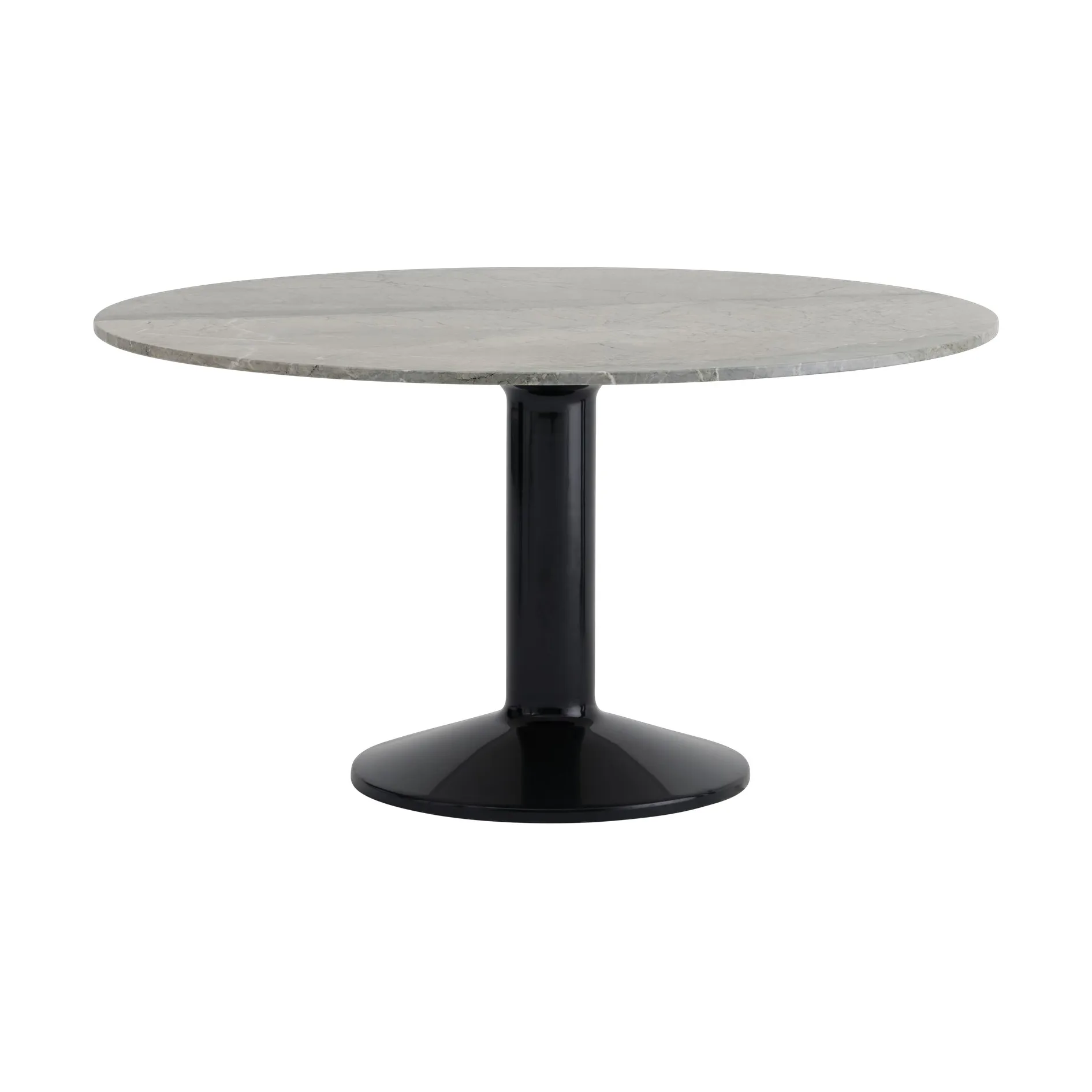 Stolik kawowy Midst, Szary marmur-czarny, Ø140 cm Muuto