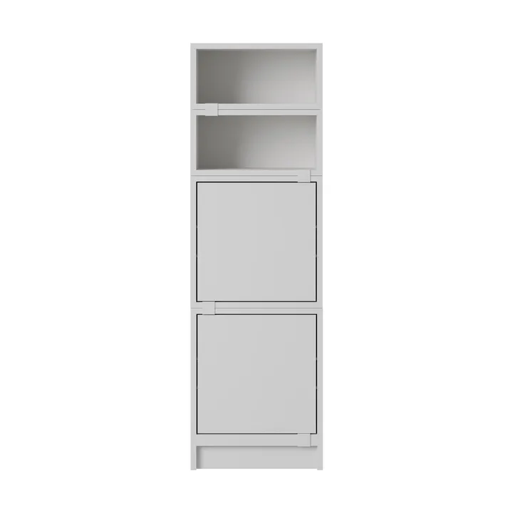 System modułowy Stacked biuro konfiguracja 4 - Grey - Muuto