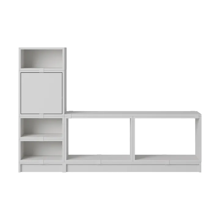 System modułowy Stacked hall konfiguracja 1 - Grey - Muuto