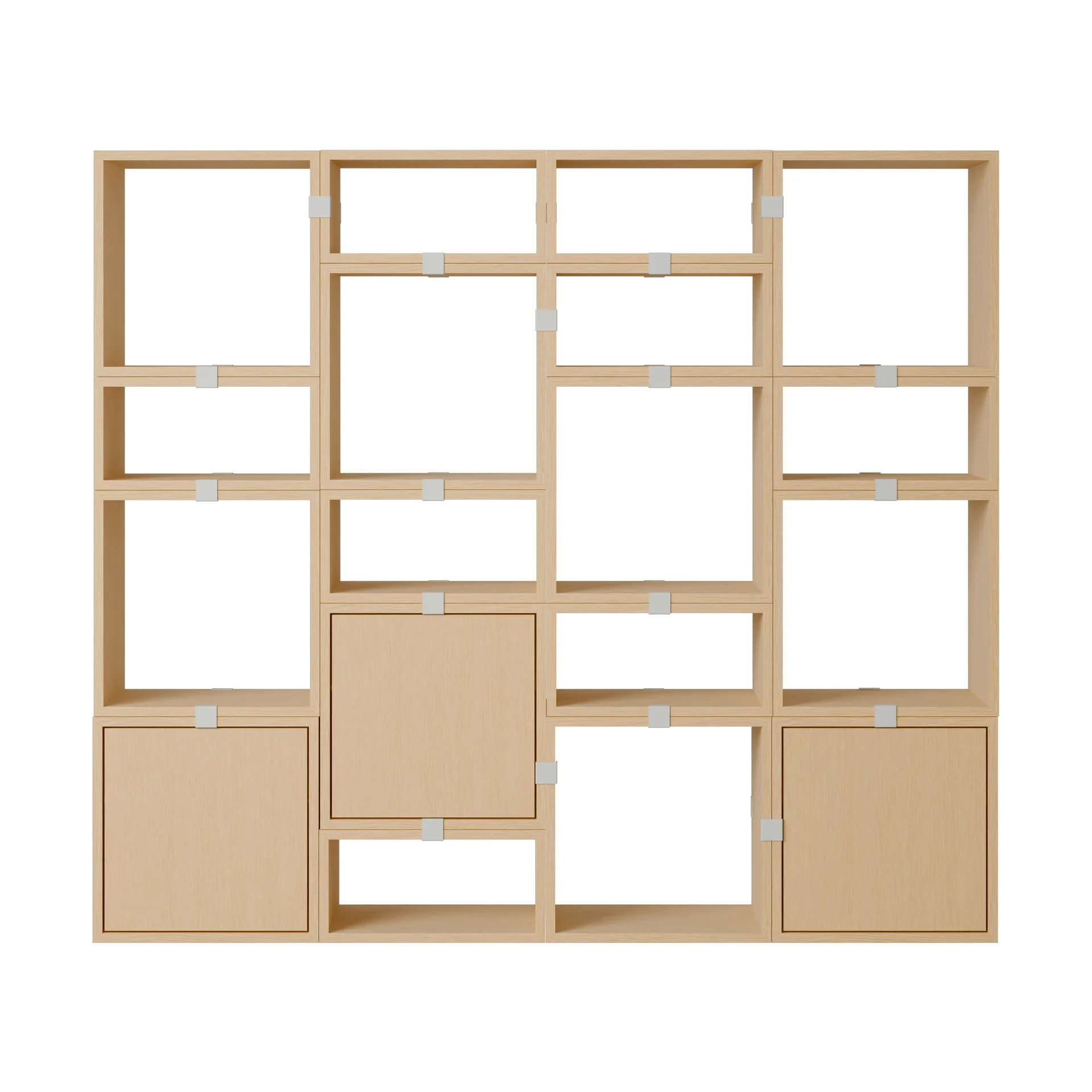 System modułowy Stacked regał konfiguracja 4, Dąb Muuto
