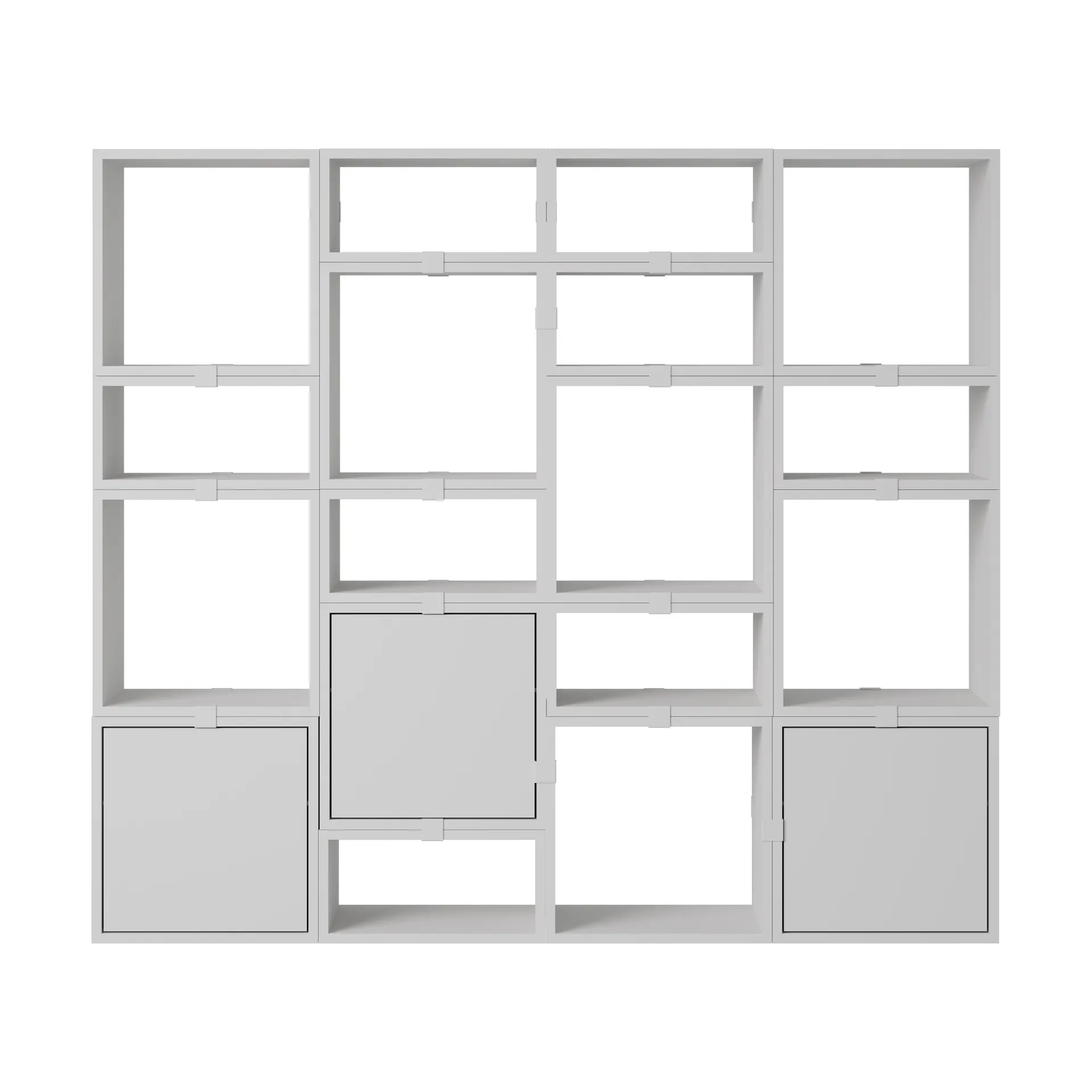 System modułowy Stacked regał konfiguracja 4, Grey Muuto