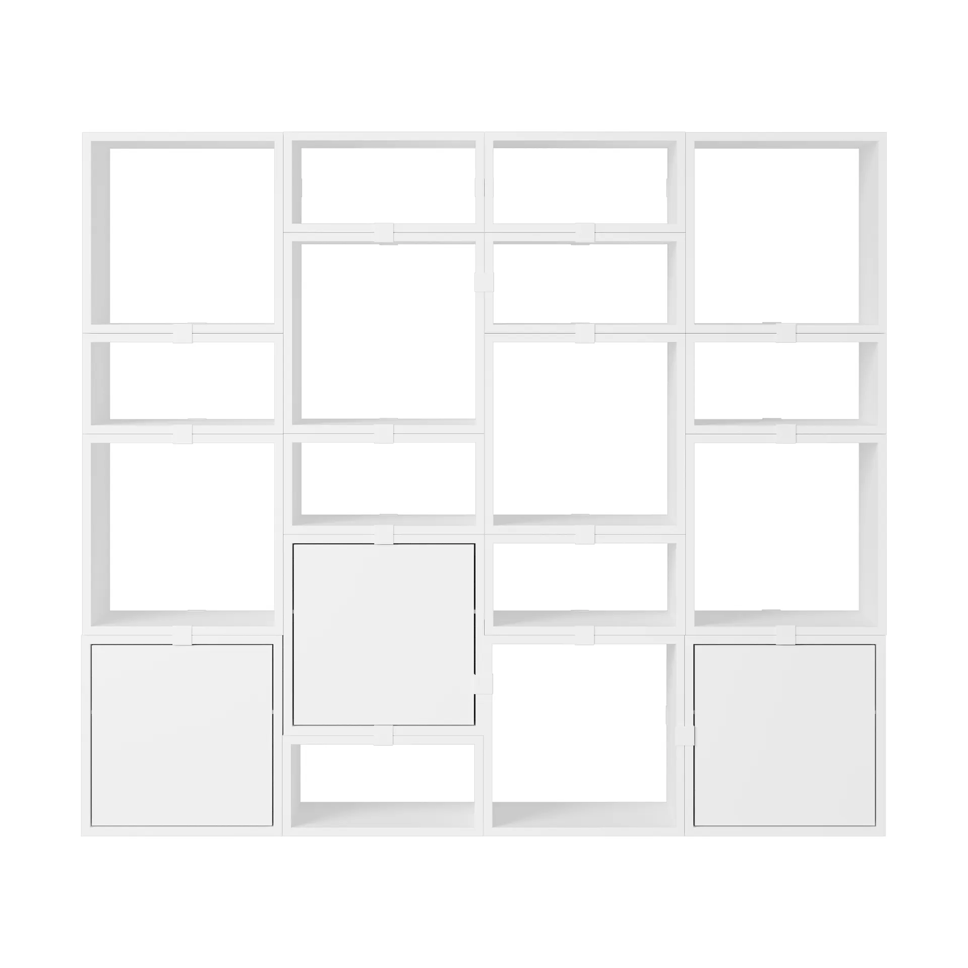 System modułowy Stacked regał konfiguracja 4, White Muuto