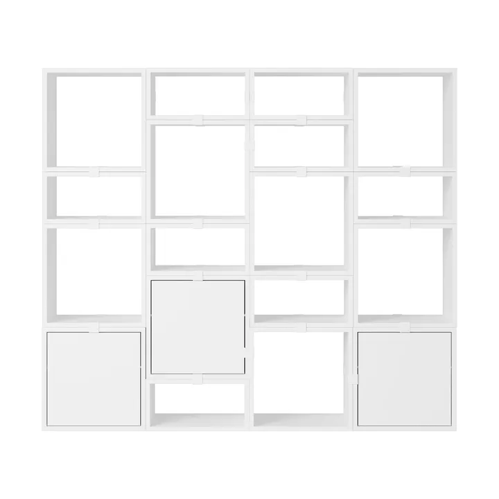 System modułowy Stacked regał konfiguracja 4 - White - Muuto